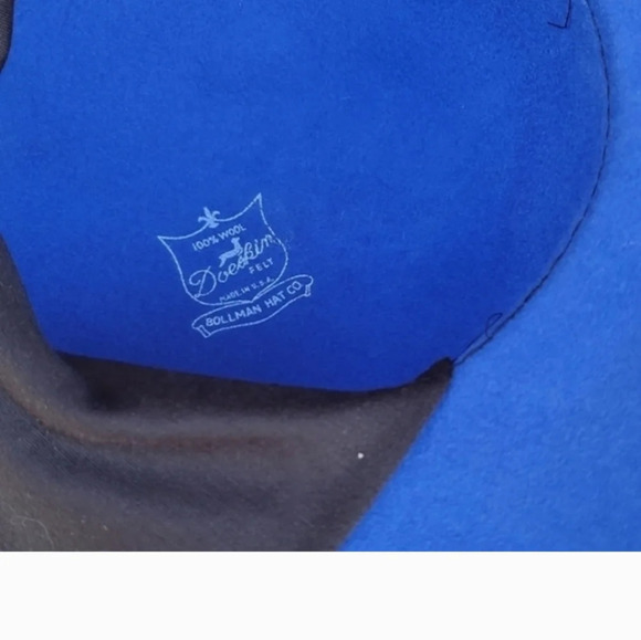 Vintage Blue Ear cover Wool  Doeskin hat - Picture 4 of 8